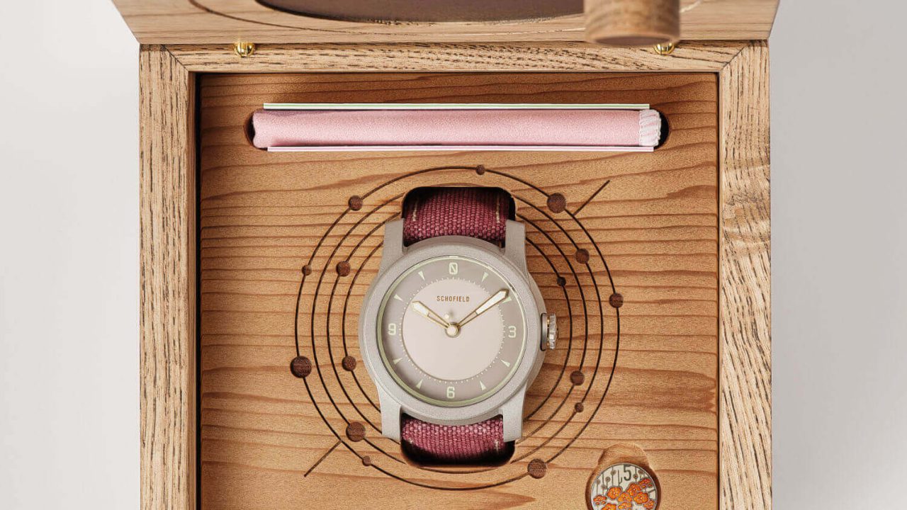 Japanese sakura watch in box